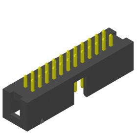 2.54mm Box Header 180度